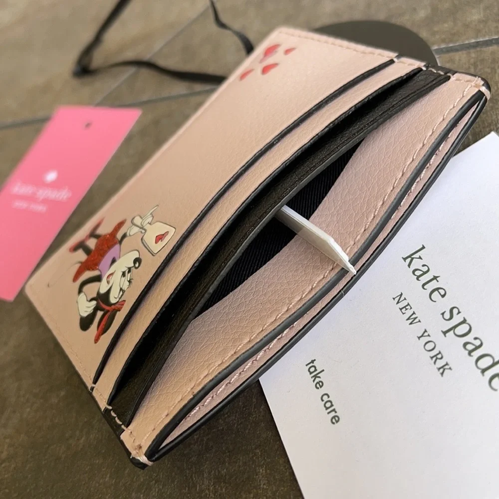 disney x kate spade new york minnie sm cardholder